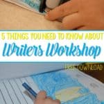 There are WAY more than 5 things you need to know about writers workshop. But I hope this will get you started! We will start with the routines of kindergarten writing and some of the best practices that are out there.