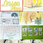 Zoo Lesson Plans for the book A Sick Day for Amos McGee. this sweet book is great for retelling the story. You will also find additional zoo themed math and literacy activities and centers for your kindergarten students.