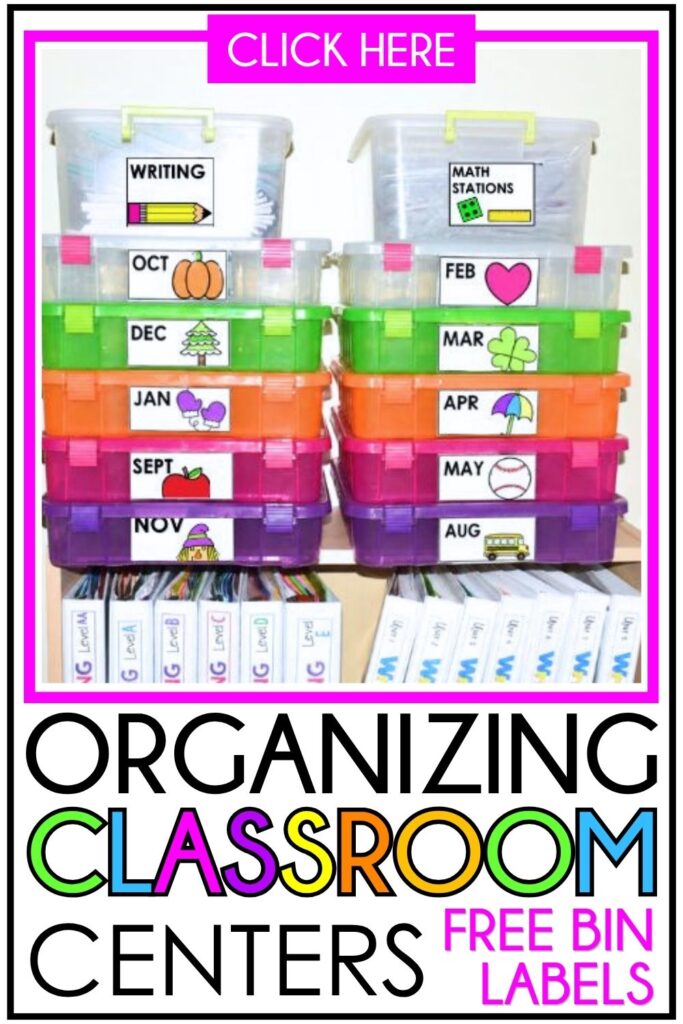 Organizing classroom centers made easy. Discover simple systems for managing math centers, literacy centers, and classroom materials without overwhelm.