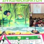 Kindergarten Lesson Plans Week 2 featuring ideas for Stand Tall Molly Lou Melon. Reading, writing, math, and center activities too. Download the free editable lesson plan template!