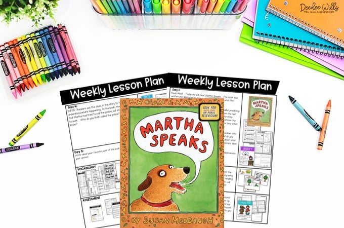 Martha Speaks reading comprehension questions and lesson plans