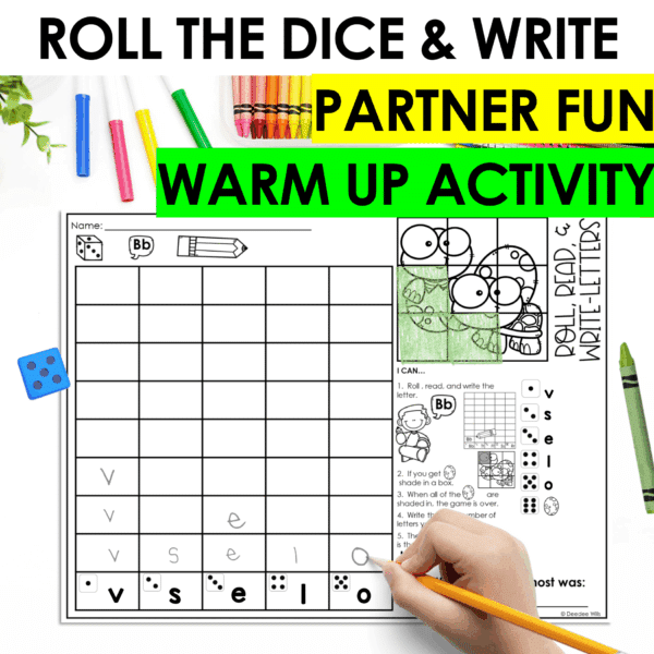 Roll and Write: Editable Worksheets | Summer - Image 4