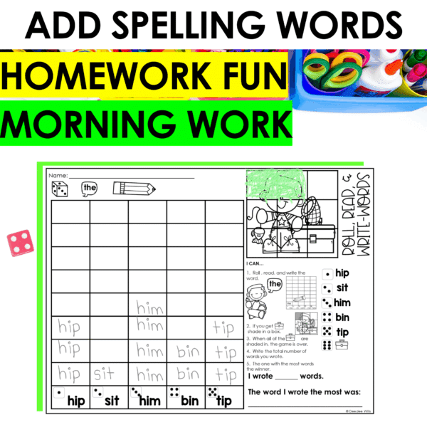 Roll and Write: Editable Worksheets | Summer - Image 3