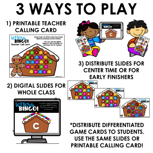 Digital Bingo Letters & Sounds | December - Image 2