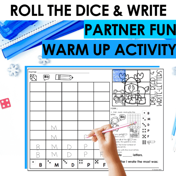 Roll and Write: Editable Worksheets | Winter - Image 4