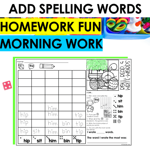 Roll and Write: Editable Worksheets | March & April Celebrations - Image 3