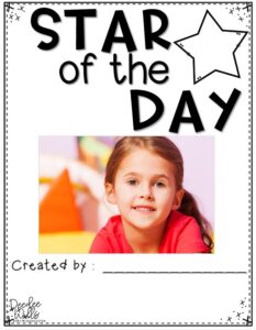 Star of the Day cover for directed drawing