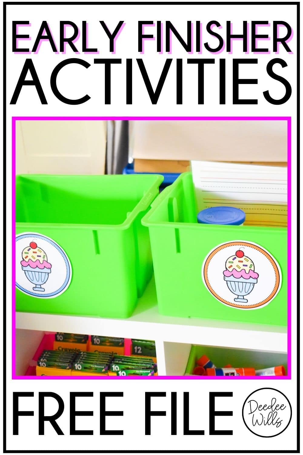 Fun Early Finisher Activities for Kindergarten & 1st Free File