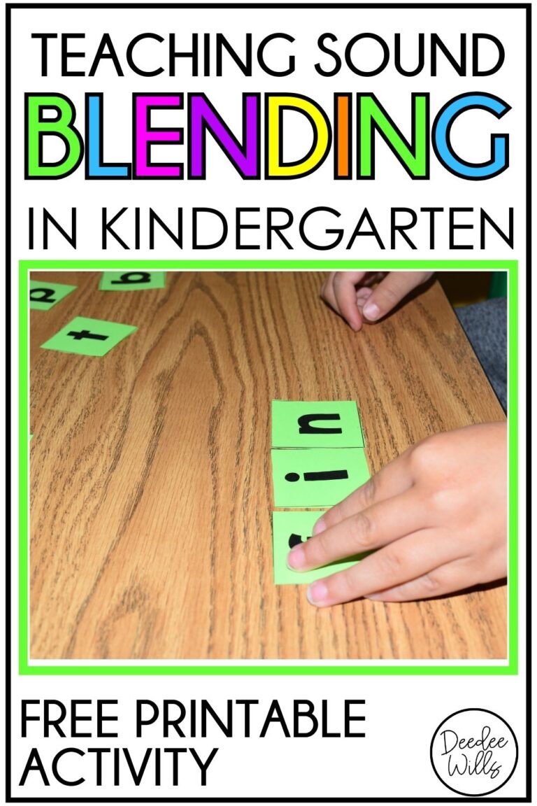 Want simple, practical ideas for helping your kinders blend letter sounds and start reading words? From setting up a daily routine to hands-on blending strategies and word-building fun, this post breaks it all down in ways that feel doable in your classroom. Perfect for teachers looking to strengthen phonics instruction and build confident readers!