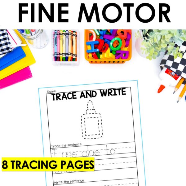 Back to School Dot to Dot Mazes Tracing Word Search Color Sheets Fun Packet - Image 5