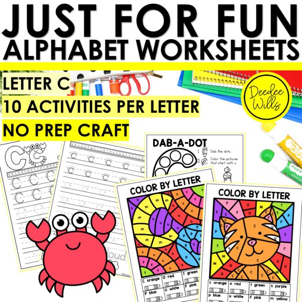 Letter C Worksheets - Alphabet Writing Practice Coloring Pages Letter C Craft