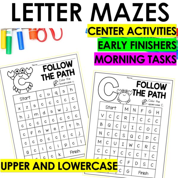 Letter C Worksheets - Alphabet Writing Practice Coloring Pages Letter C Craft - Image 6