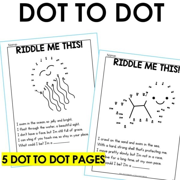 Earth Day Fun Packet Dot to Dot Mazes Tracing Word Search Color by Number Pages - Image 6