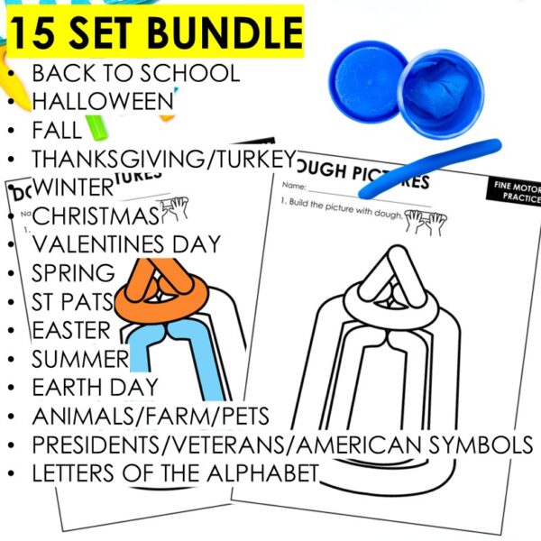Fine Motor Activities MEGA Growing Bundle 1800+ Themed Task Cards & Printables - Image 8