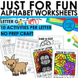 Letter G Worksheets - Alphabet Writing Practice Coloring Pages Letter G Craft