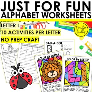 Letter L Worksheets - Alphabet Writing Practice Coloring Pages Letter L Craft