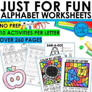 Letter Recognition Worksheets - Alphabet Writing Practice Coloring Pages Crafts
