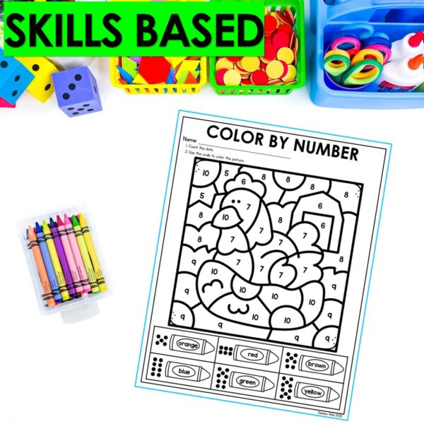 Counting Numbers to 10 Math Worksheets Kindergarten No Prep Activities Practice - Image 2