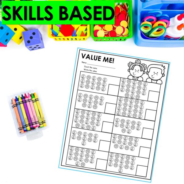 Counting Coins & Money Kindergarten Math Practice Worksheets No Prep Activities - Image 2