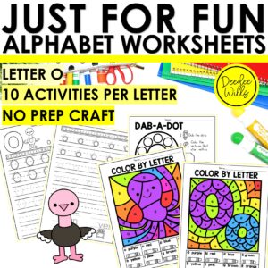 Letter O Worksheets - Alphabet Writing Practice Coloring Pages Letter O Craft