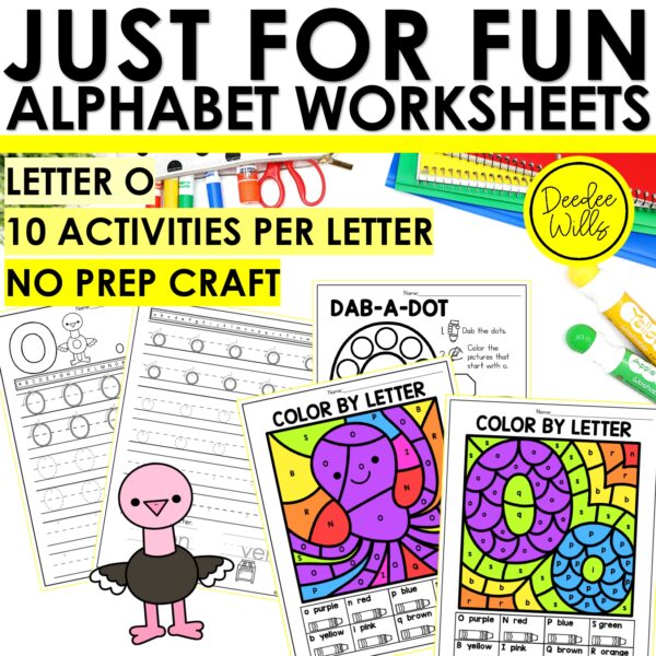 Letter O Worksheets - Alphabet Writing Practice Coloring Pages Letter O Craft