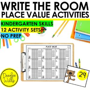 Write the Room Place Value Activity – Hands-On Place Value Practice for Kinders