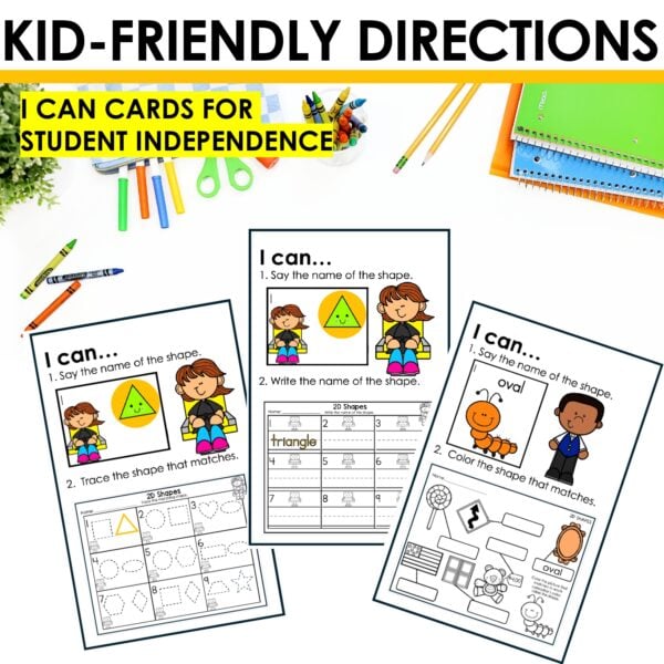 Write the Room 2D & 3D Shapes Activity – Engaging Geometry Practice for Kinders - Image 4