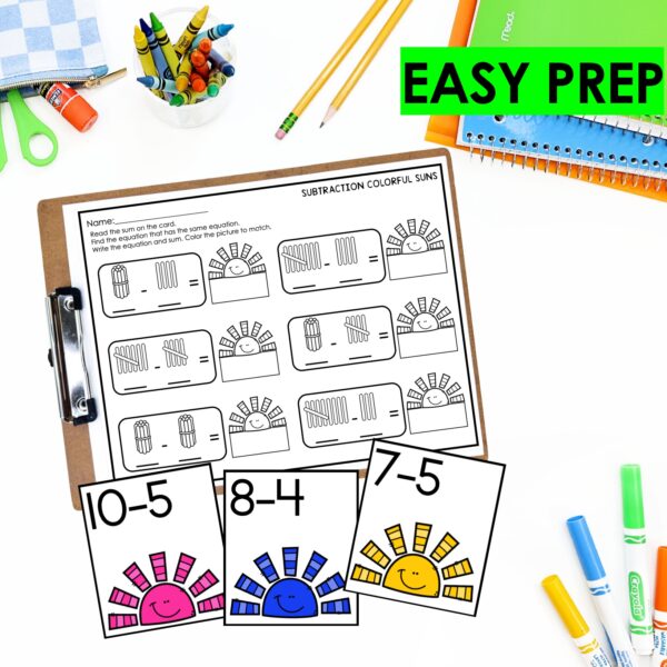Write the Room Subtraction Activity – Fun, Hands-On Math Practice for Kinders - Image 3