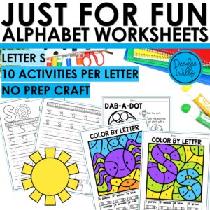 Letter S Worksheets - Alphabet Writing Practice Coloring Pages Letter S Craft