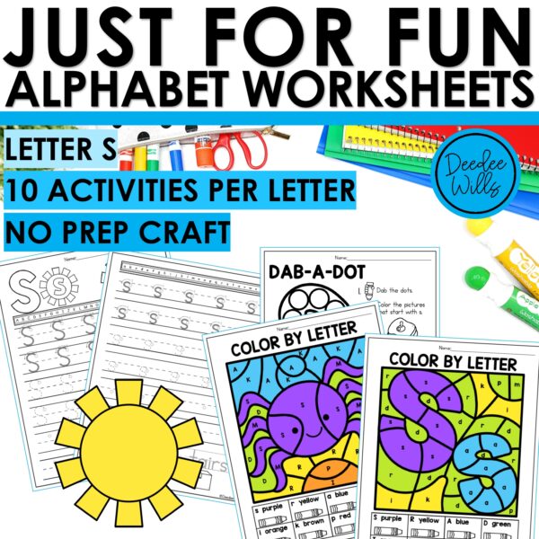 Letter S Worksheets - Alphabet Writing Practice Coloring Pages Letter S Craft