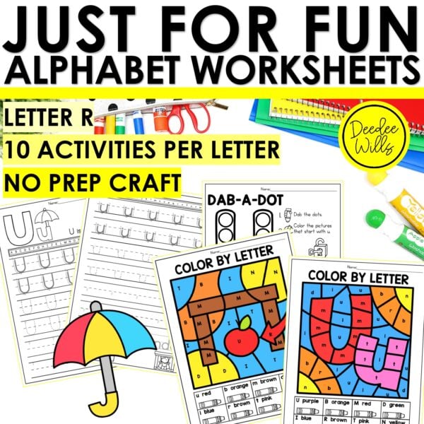 Letter U Worksheets - Alphabet Writing Practice Coloring Pages Letter U Craft