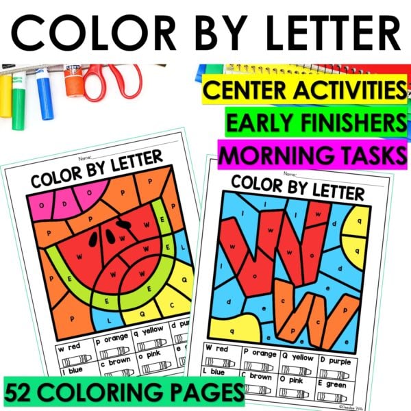 Letter W Worksheets - Alphabet Writing Practice Coloring Pages Letter W Craft - Image 2