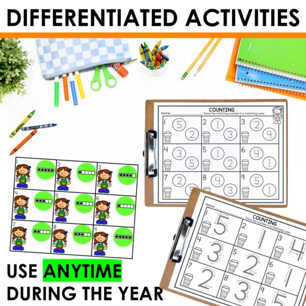 Write the Room Numbers 5 and 10 Activity – Fun Counting and Number Recognition - Image 2