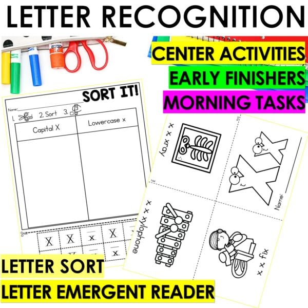 Letter X Worksheets - Alphabet Writing Practice Coloring Pages Letter X Craft - Image 7