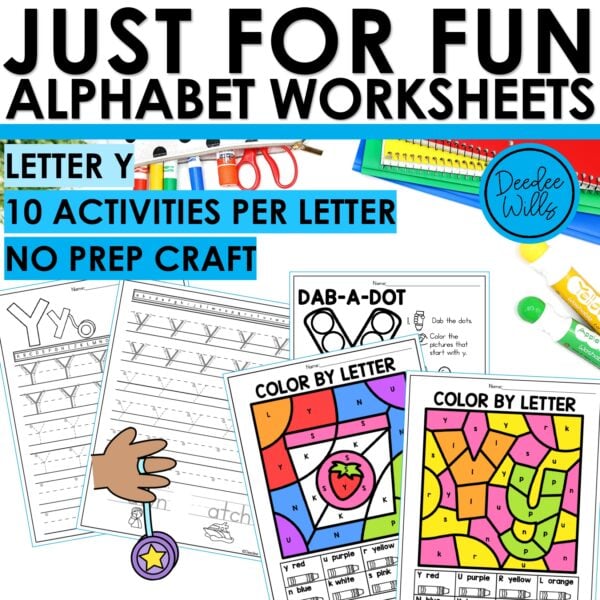 Letter Y Worksheets - Alphabet Writing Practice Coloring Pages Letter Y Craft