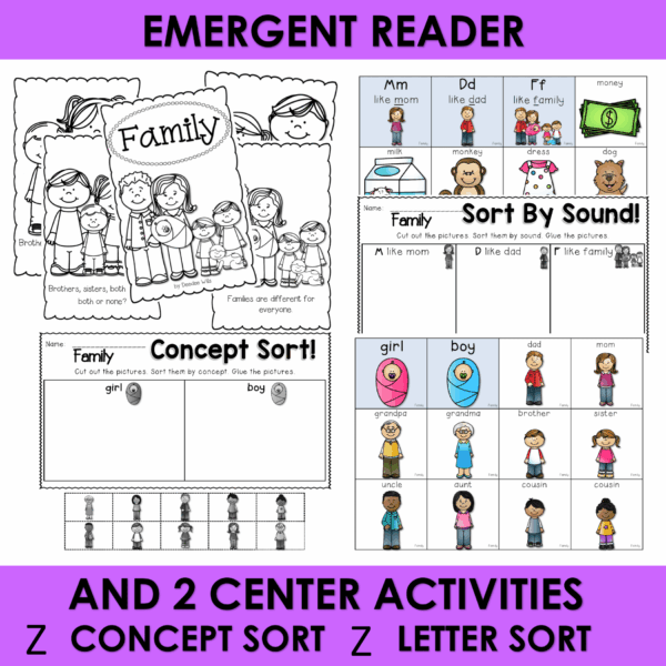 Family Poem of the Week Kinder 1st Grade w Poetry Activities & Fluency Lesson - Image 4