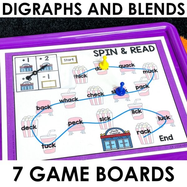 UFLI Centers & UFLI Games for Kindergarten for Blends Digraphs SOR - Image 5