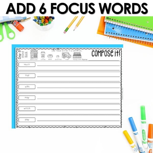 Free Editable Independent Sight Word Review Worksheets Kindergarten First Grade - Image 3