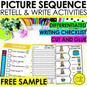 FREE How to Make Vegetable Soup Sequencing Picture Cards Writing 5 Steps