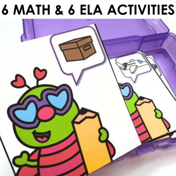 Valentines Day Thematic Literacy and Math Games and Center Activities - Image 2