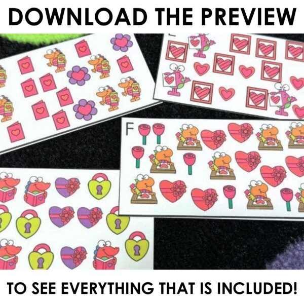 Valentines Day Thematic Literacy and Math Games and Center Activities - Image 4