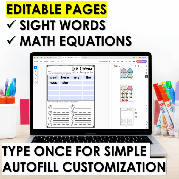 Hide and Seek Game for Math and Literacy | Editable Pocket Chart Game July - Image 4