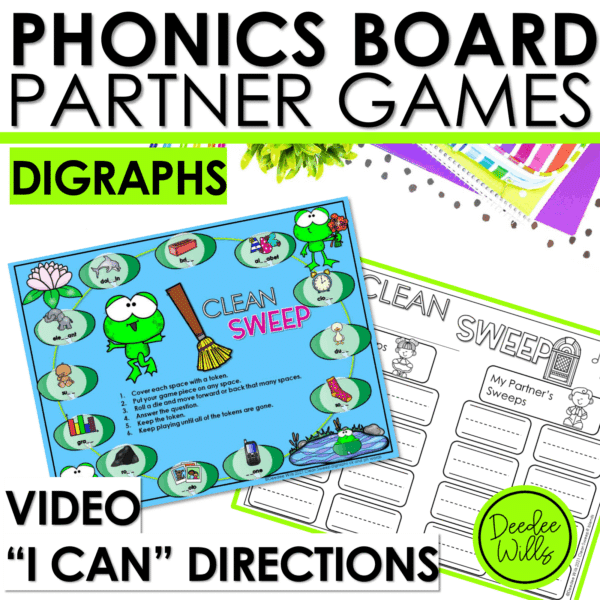 Beginning Sounds Game CVC Board Games Kindergarten Phonics Board Game Centers