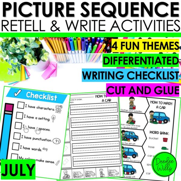 Sequencing | Retell and Write Center for July