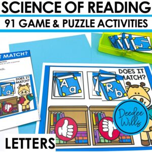 Science of Reading Centers, Activities, & Literacy Games - Letter Identification