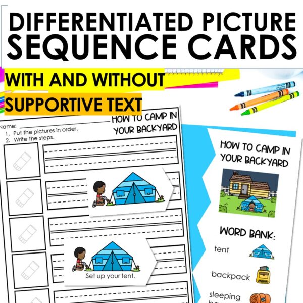 Sequencing | Retell and Write Center for June - Image 3