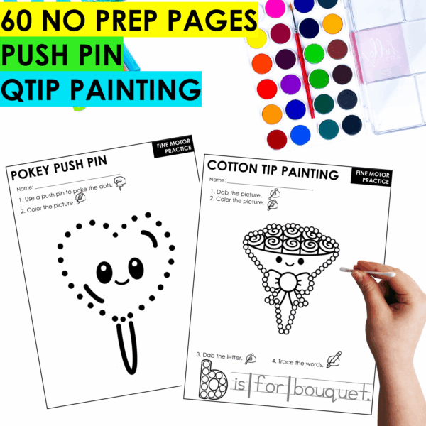 Valentine’s Day Fine Motor Activities 130+ Hands-On Task Cards & Printables - Image 3