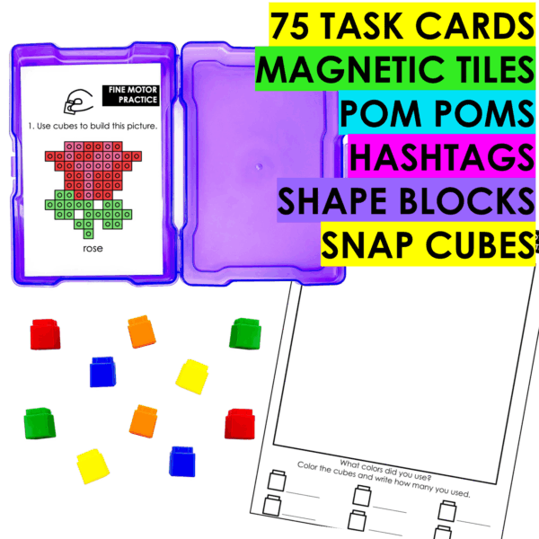 Valentine’s Day Fine Motor Activities 130+ Hands-On Task Cards & Printables - Image 6