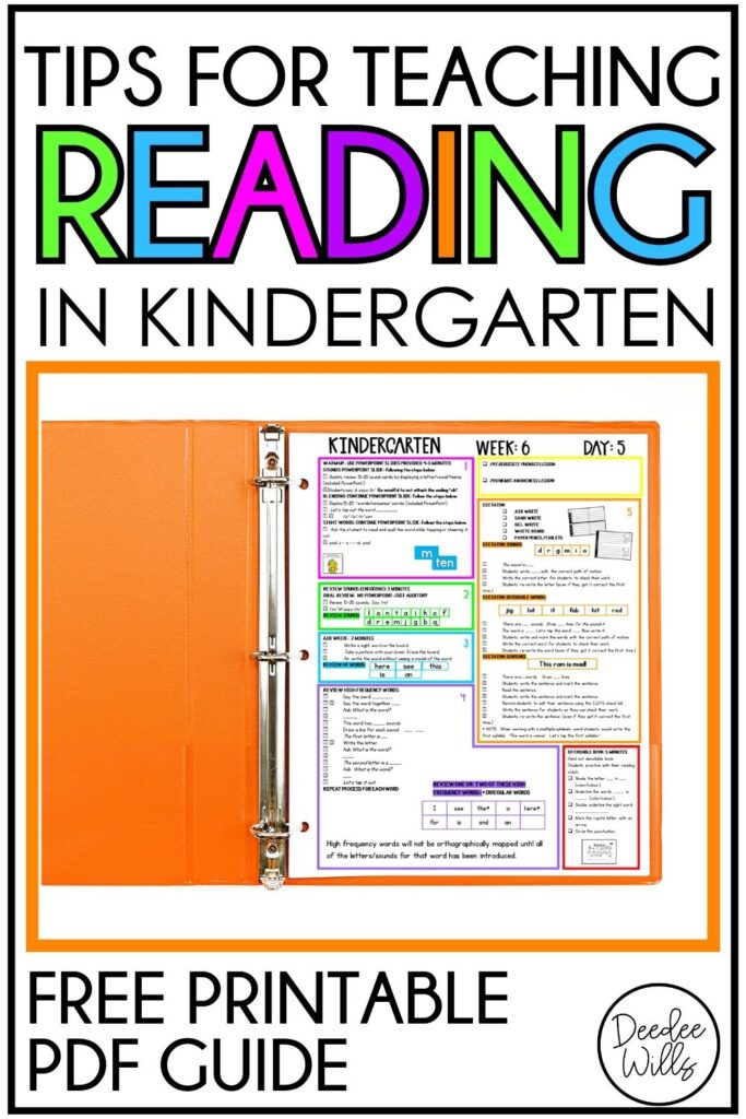 Teaching reading in kindergarten can feel overwhelming. This kindergarten guide breaks down lesson structure, essential components, and practical tips to help you teach reading with confidence.