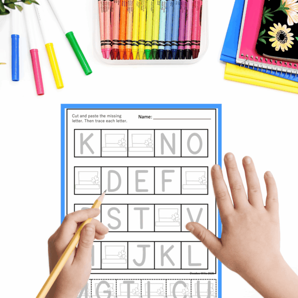 St. Patrick Day ABC Order Worksheet Alphabetical Order Handwriting Practice Pack - Image 2